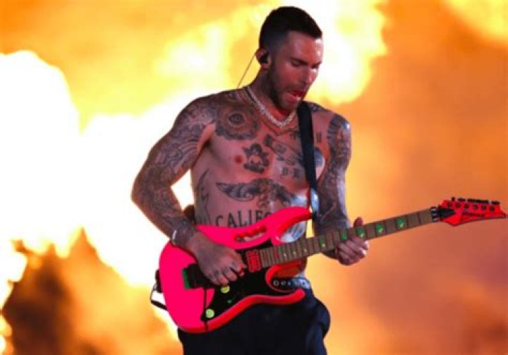 Adam Levine Takes His Shirt Off At Super Bowl Half-Time Show And The Internet Goes Crazy — More Like A Chippendales Act