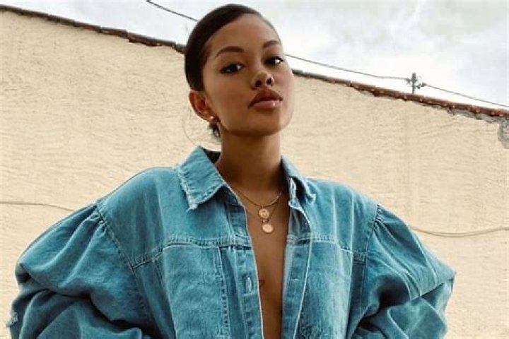 Ammika Harris Proudly Shows Off Her Natural Beauty – See Chris Brown’s Baby Mama Mirroring Her Flawless Face