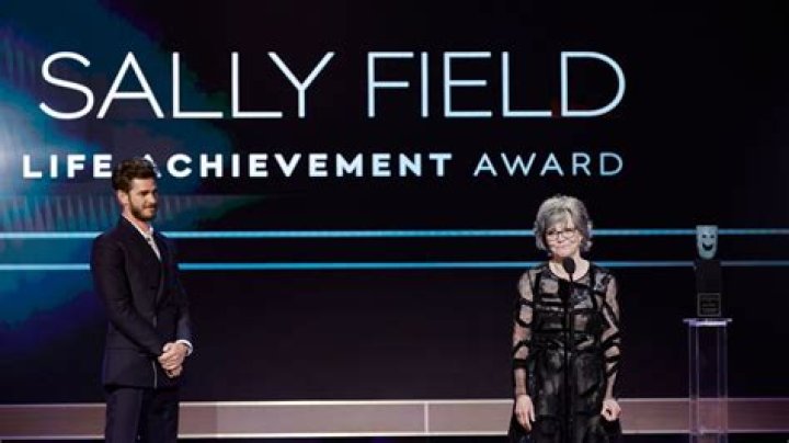 Andrew Garfield shares touching tribute to Sally Field when presenting her with a SAG Life Achievement Award