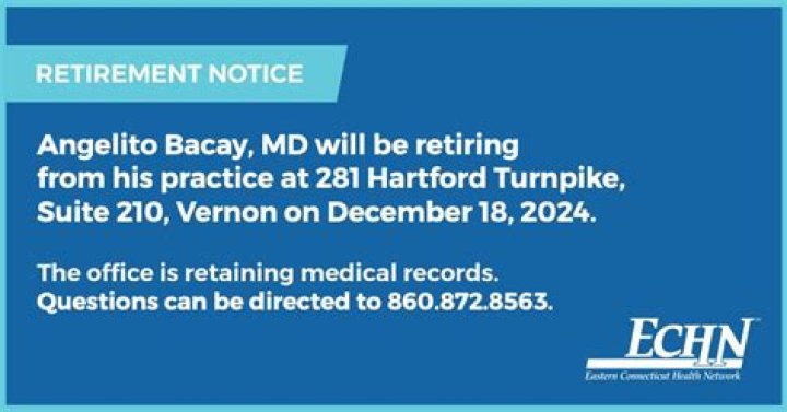 Dr. Angelito Bacay, MD – Vernon, CT