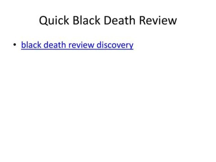 Black Death Review