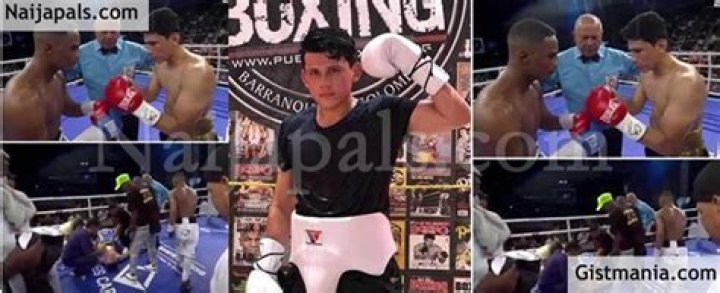 Boxer Luis Quiñones died after being Induced into coma