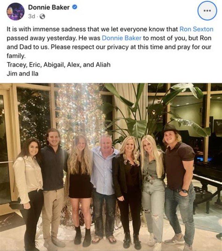 Comedian Ron Sexton Known As “Donnie Baker” Cause of Death, How Did Donnie Baker Die?