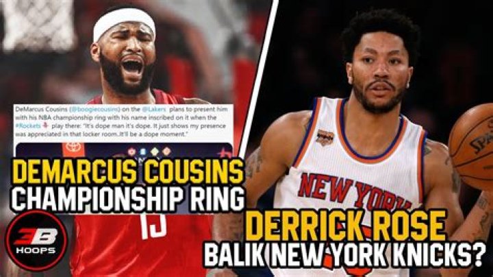 Does Demarcus Cousins Have A Ring? – Celebrity