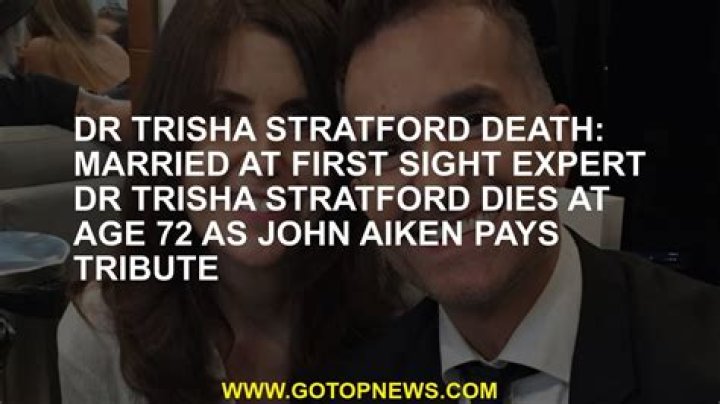 Dr ‘Trisha Stratford’ Cause of Death, Age, Biography, Husband, Children, MAFS expert