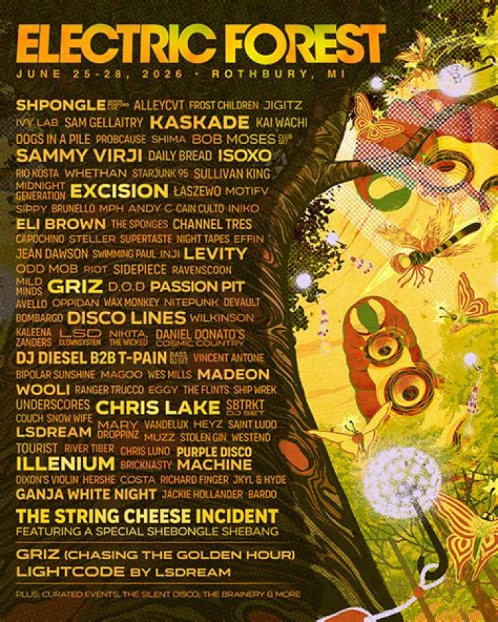 Electric Forest Reveals 2017 Lineup With Bassnectar, Nero & More