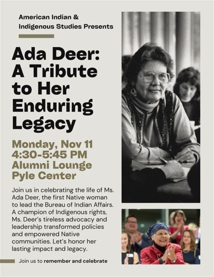 Explore Ada Deer Death, Biography , Obituary & More , American Activist