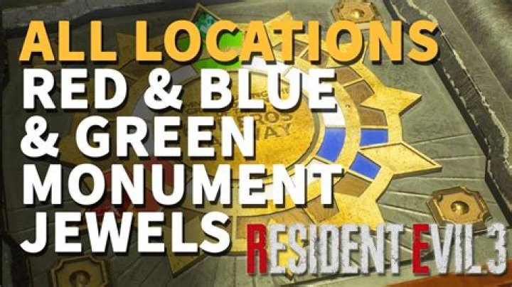 Where To Find The Red, Blue And Green Jewels In Resident Evil 3 Remake