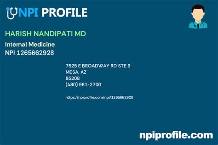 Dr. Harish Nandipati, MD – Mesa, AZ