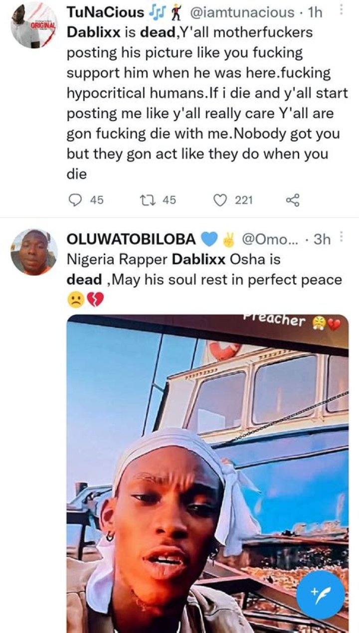 How Did Rapper Dablixx Osha Die? Cause of Death