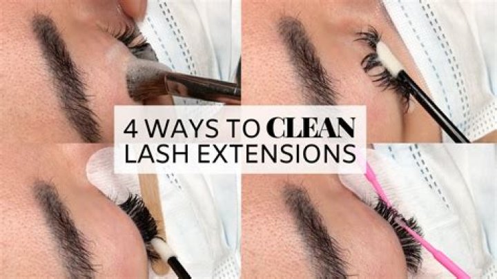 How to clean eyelash strips