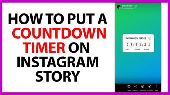 How to do a countdown on facebook