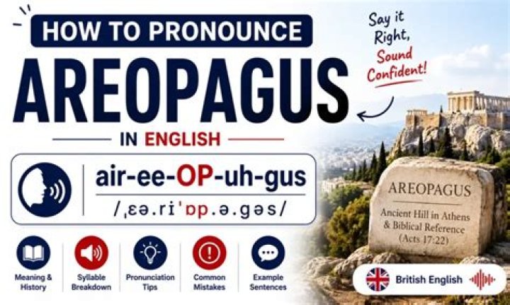 How to pronounce areopagus
