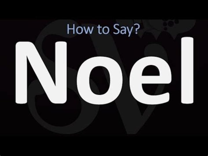 How to pronounce noel