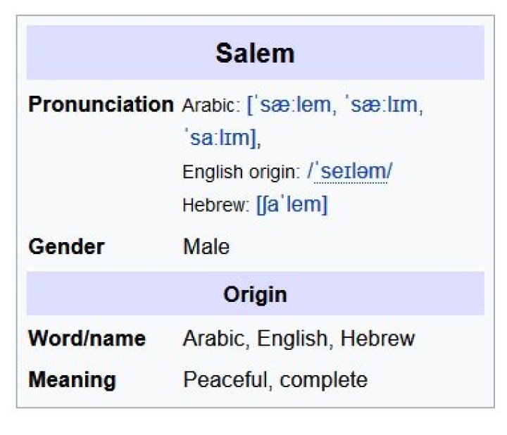 How to pronounce salem