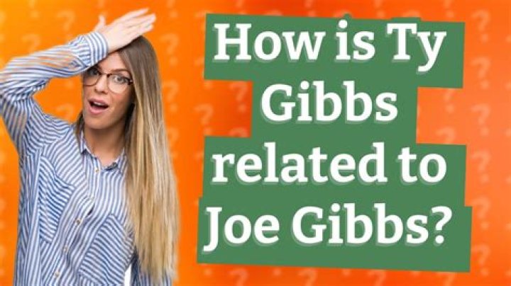Is Ty Gibbs related to Joe Gibbs?