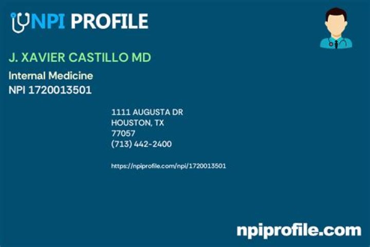 Dr. J. Xavier Castillo, MD – Houston, TX