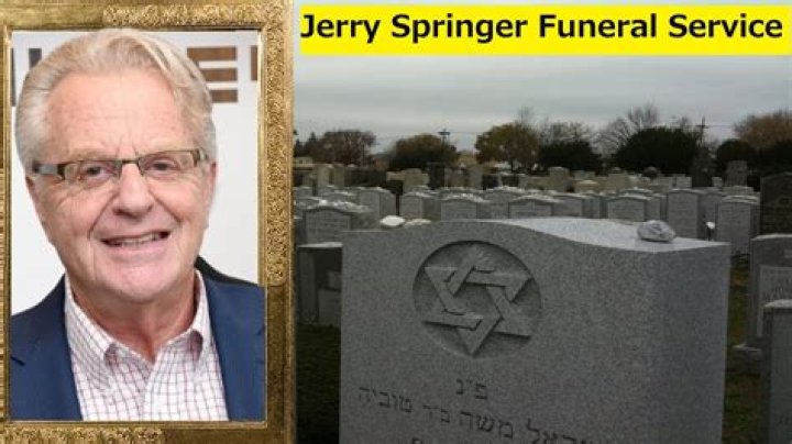 Jerry Springer funeral, burial service, pictures, date, time, venue