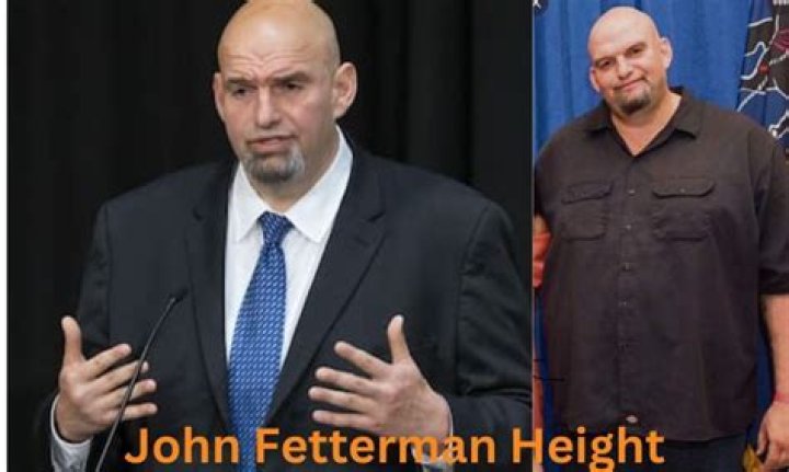 How tall is John Fetterman?