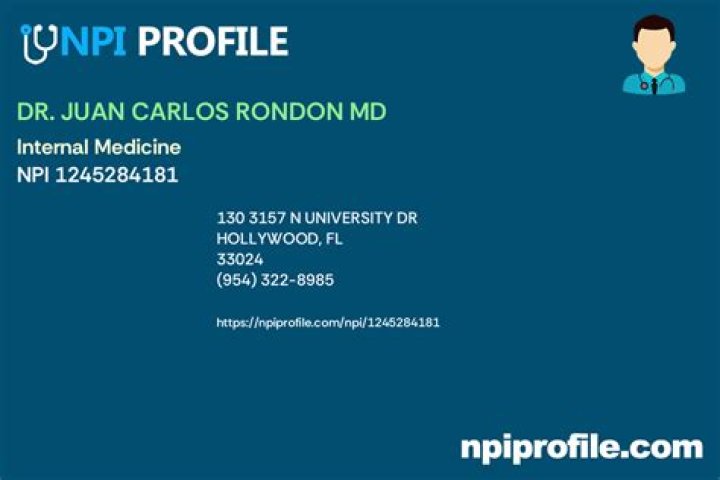 Dr. Juan Rondon, MD – Hollywood, FL