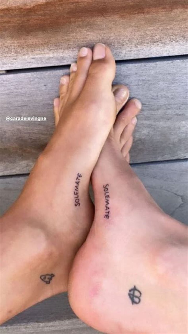 Kaia Gerber Wishes Cara Delevingne A Happy Birthday And Shows Off Their Matching ‘Solemate’ Foot Tattoos