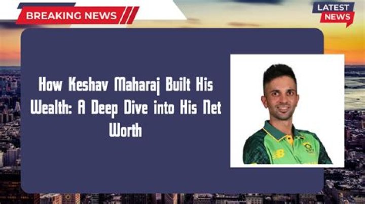 
Keshav Maharaj Height, Weight, Net Worth, Age, Birthday, Wikipedia, Who, Nationality, Biography 