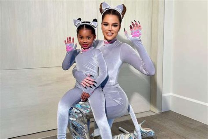 
Khloé Kardashian Matches with Daughter True and Family Cat in ‘Groundbreaking’ Halloween Costumes 