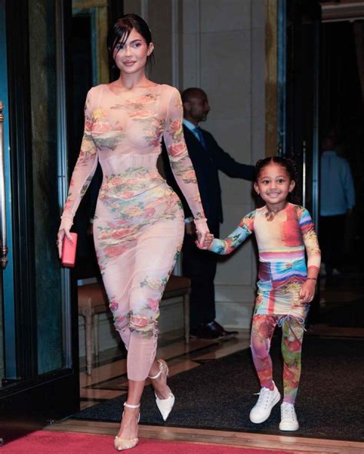 Kylie Jenner And Stormi Webster Wore Matching Saks Potts Outfits At Epic Stormi 2.0 Birthday Party