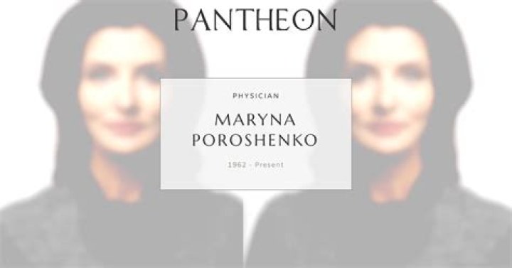 Maryna Poroshenko Biography; Age, family, net worth