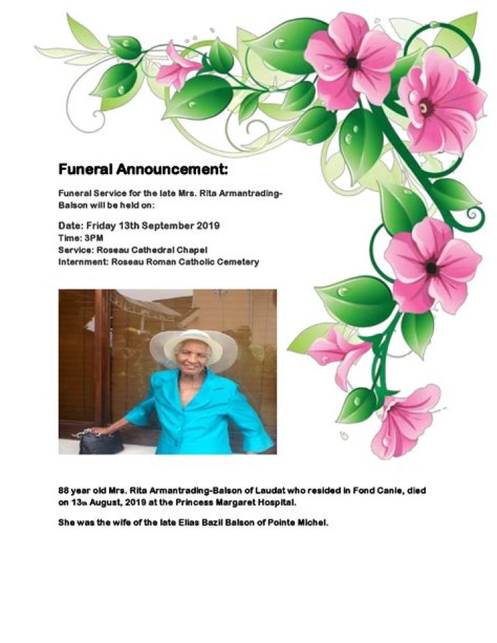 Maureen Wilson Donatacci funeral, burial service, pictures, date, time, venue