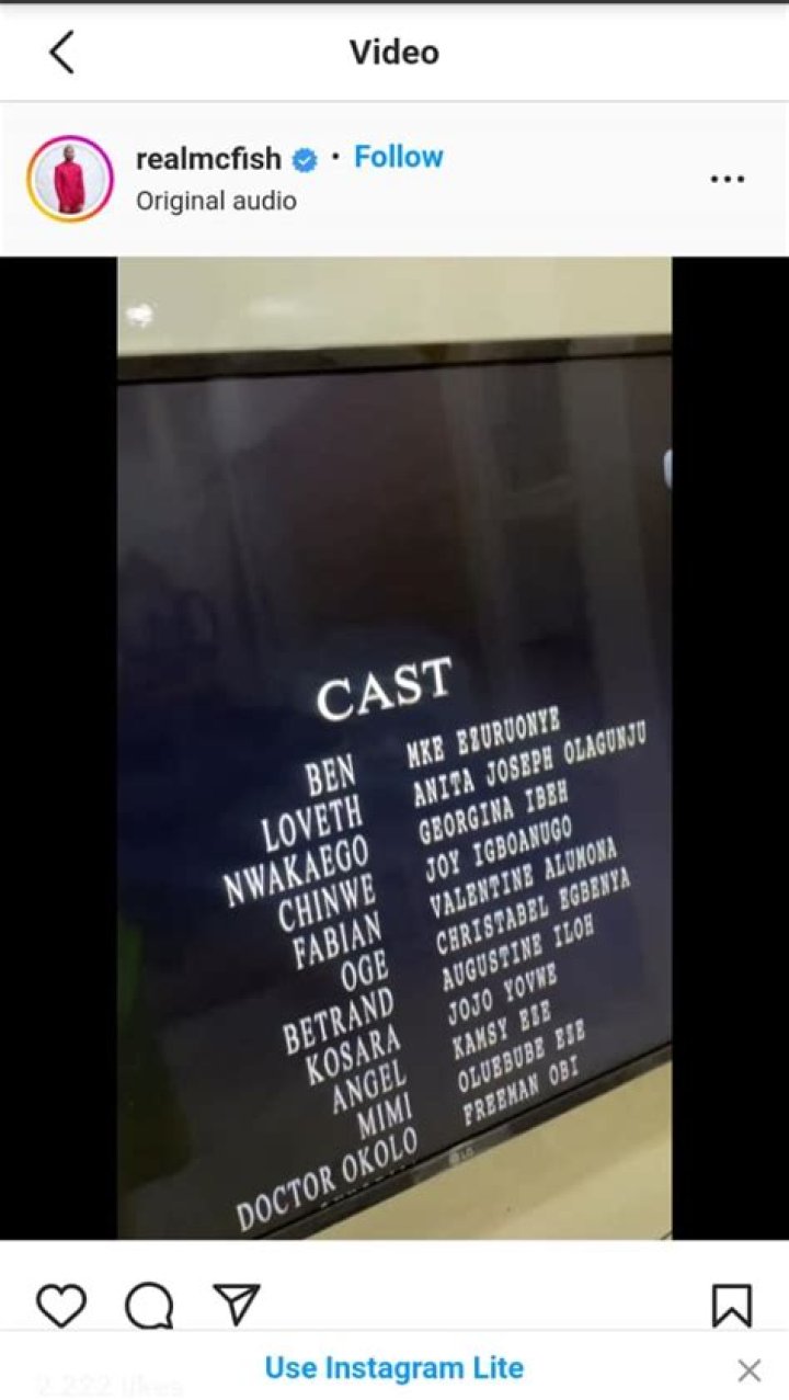 
McFish celebrates as filmmakers add his surname to wife’s name in movie production 