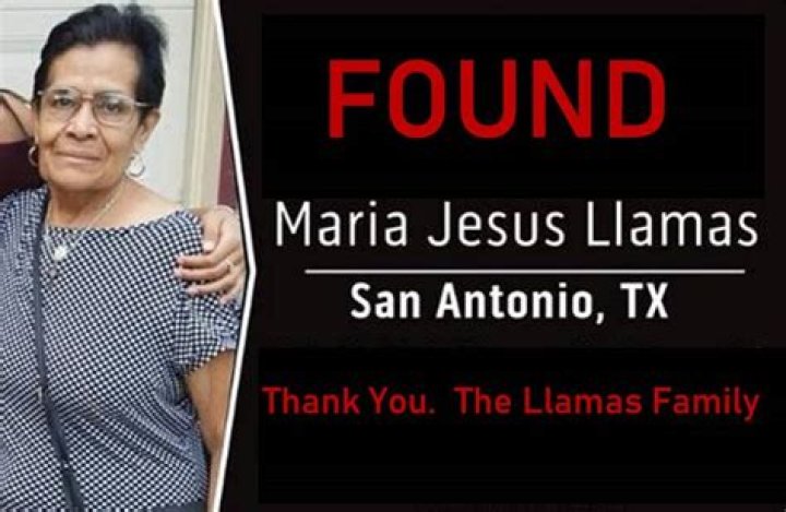 Missing: Maria Llamas Found Dead, San Antonio [VIDEO] Texas Grandmother Maria Jesus Llamas Obituary