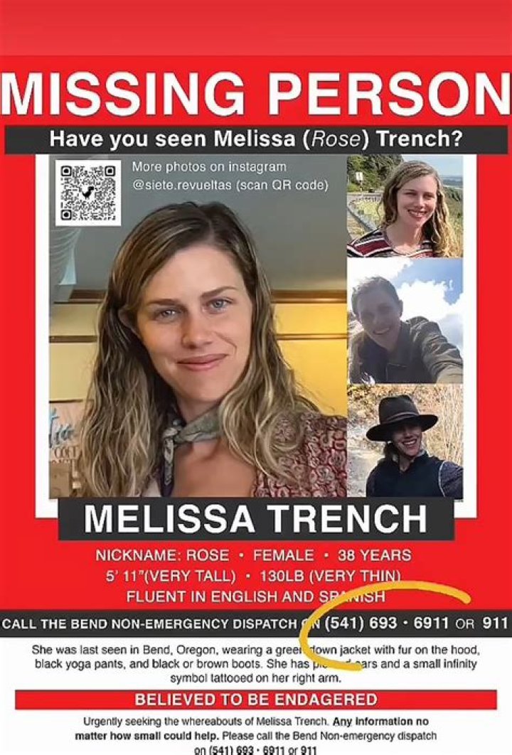 Missing Melissa Roseanne Trench Found Safe In Shevlin Park