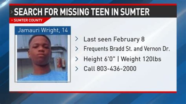 Missing Shara Bochete Update: Sumter Deputies Search for Teen