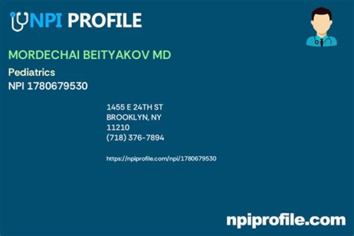 Dr. Mordechai (Bentyaghoub) Beityakov, MD – Brooklyn, NY