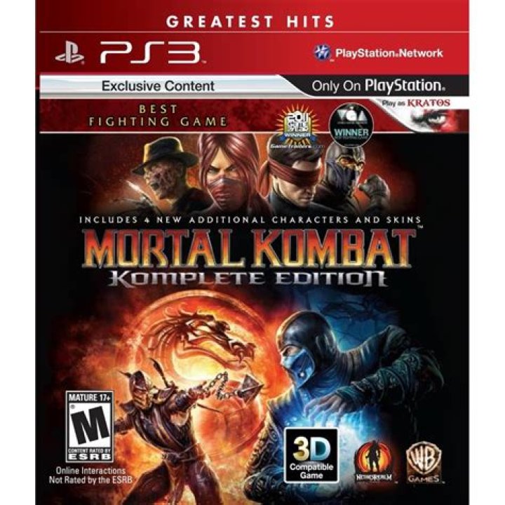 Mortal Kombat (PS3) Box Art Revealed
