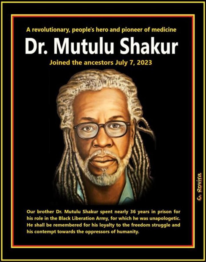 Mutulu Shakur Age, Height, Weight, Parents, Wife, Children