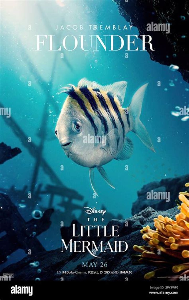 New ‘The Little Mermaid’ character poster proves Flounder flopped straight out of our nightmares