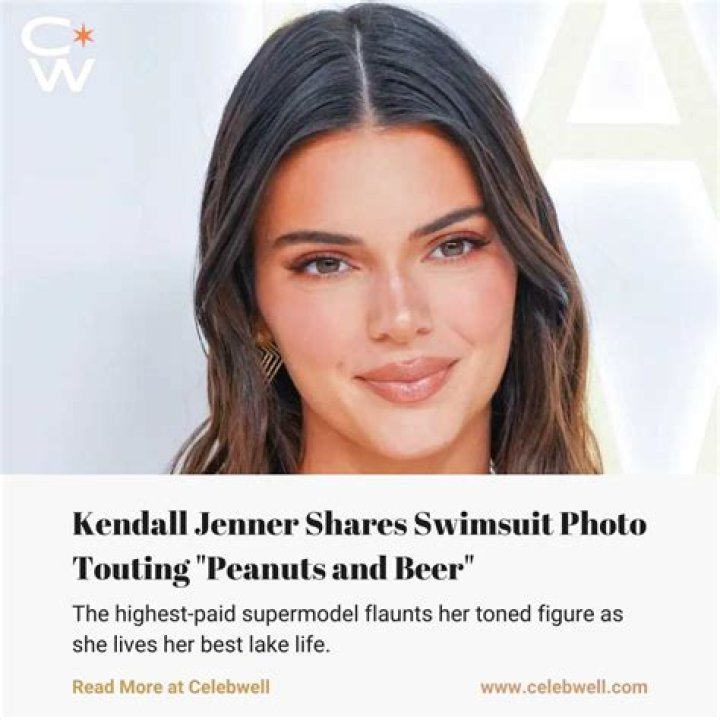 Kendall Jenner Shares Swimsuit Photo Touting "Peanuts and Beer" — Celebwell