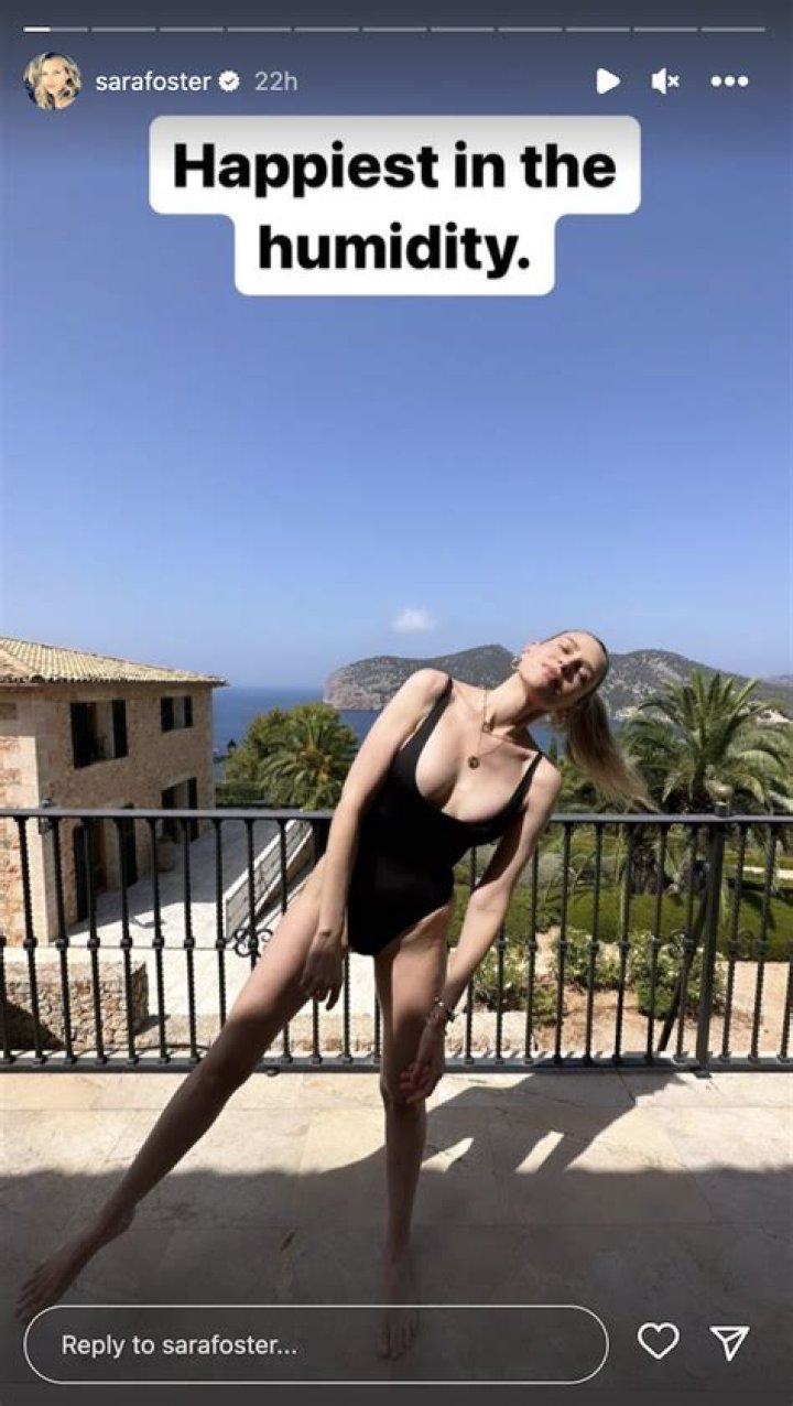 Sara Foster in Bathing Suit Says "Buckle Up" — Celebwell