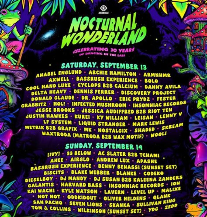 Nocturnal Wonderland Drops Surprise Lineup At EDC