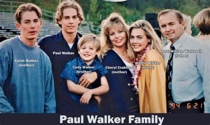 Paul Walker siblings: Meet Cody Walker, Caleb Walker, Ashlie Walker, Amie Walker