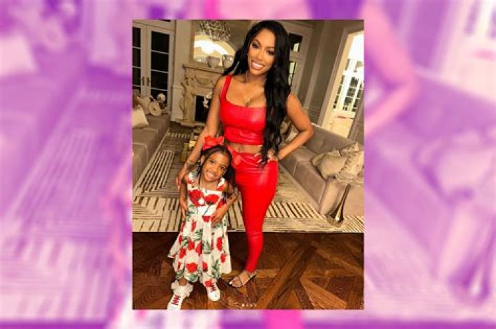 Porsha Williams’ Daughter Looks Gorgeous With Her Monkey Toy – Check Out One Of Her Outfits For Valentine’s Day