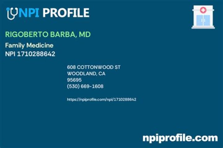 Dr. Rigoberto Barba, MD – Woodland, CA