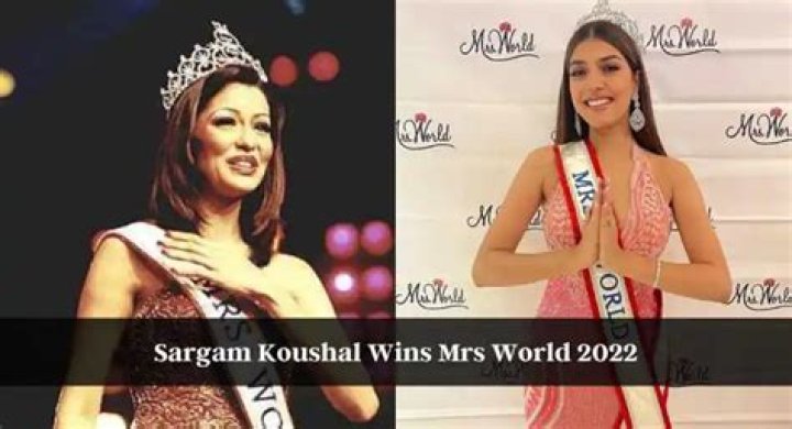 Sargam Koushal Wiki, Mrs. World 2022 age, height, husband, children, Instagram