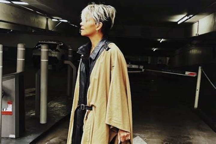 
See Halle Berry Amp Up Her Rainy Day Outfit with Leather — and a Designer Handbag! 