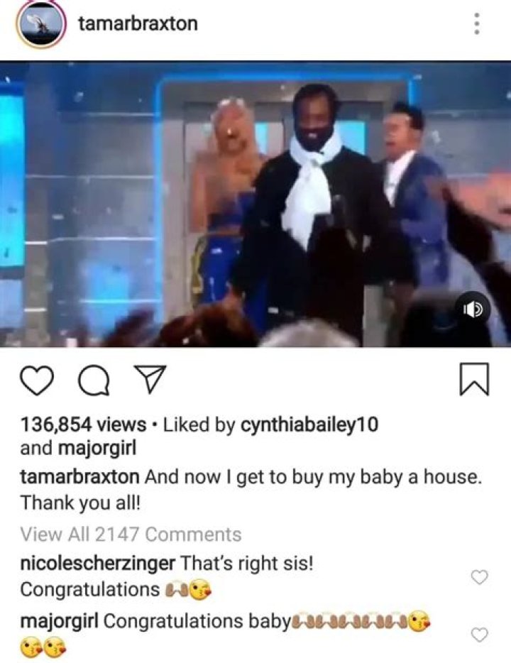 Tamar Braxton Offers Gratitude To Her Sisters For Supporting Her During CBB And Gets Congratulated By Tiny Harris & Nicole Scherzinger