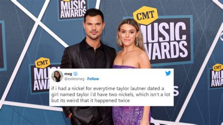 Taylor Lautner’s fiancée, Taylor Dome, will take his last name after marriage, becoming… you get it