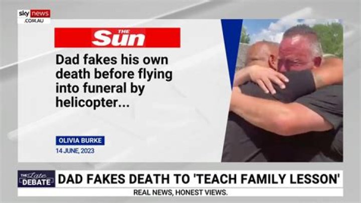 TikToker fakes his death, shows up at his funeral to test family (VIDEO)