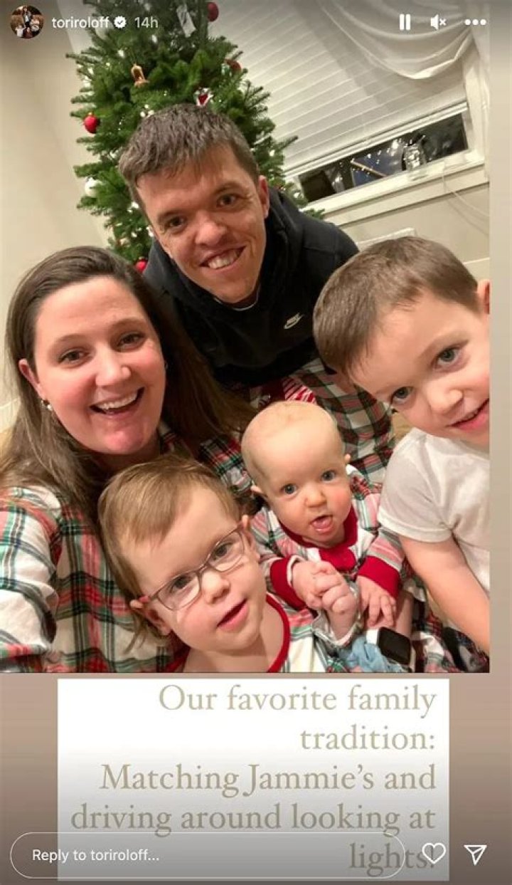 
Tori Roloff Shares Sweet Family Selfie with All Three Kids in Matching Christmas Pajamas 